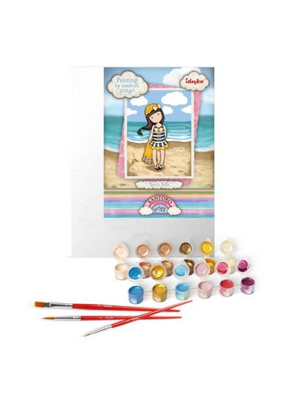 Картина по номерам - Beach Belle Santoro Gorjuss Collection Идейка 30х40 см IDEYKA (362083146)