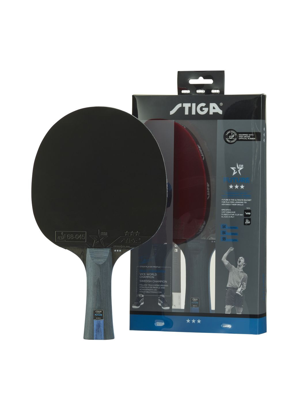 Ракетка для настільного тенісу Future 3 Star FL (1213-3318-01) Stiga (346532091)