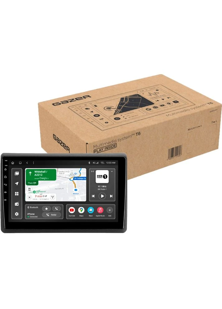 Автомагнітола T6010-NV400 PRO для Nissan NV400 2010-2020 (80411) Gazer (382640367)