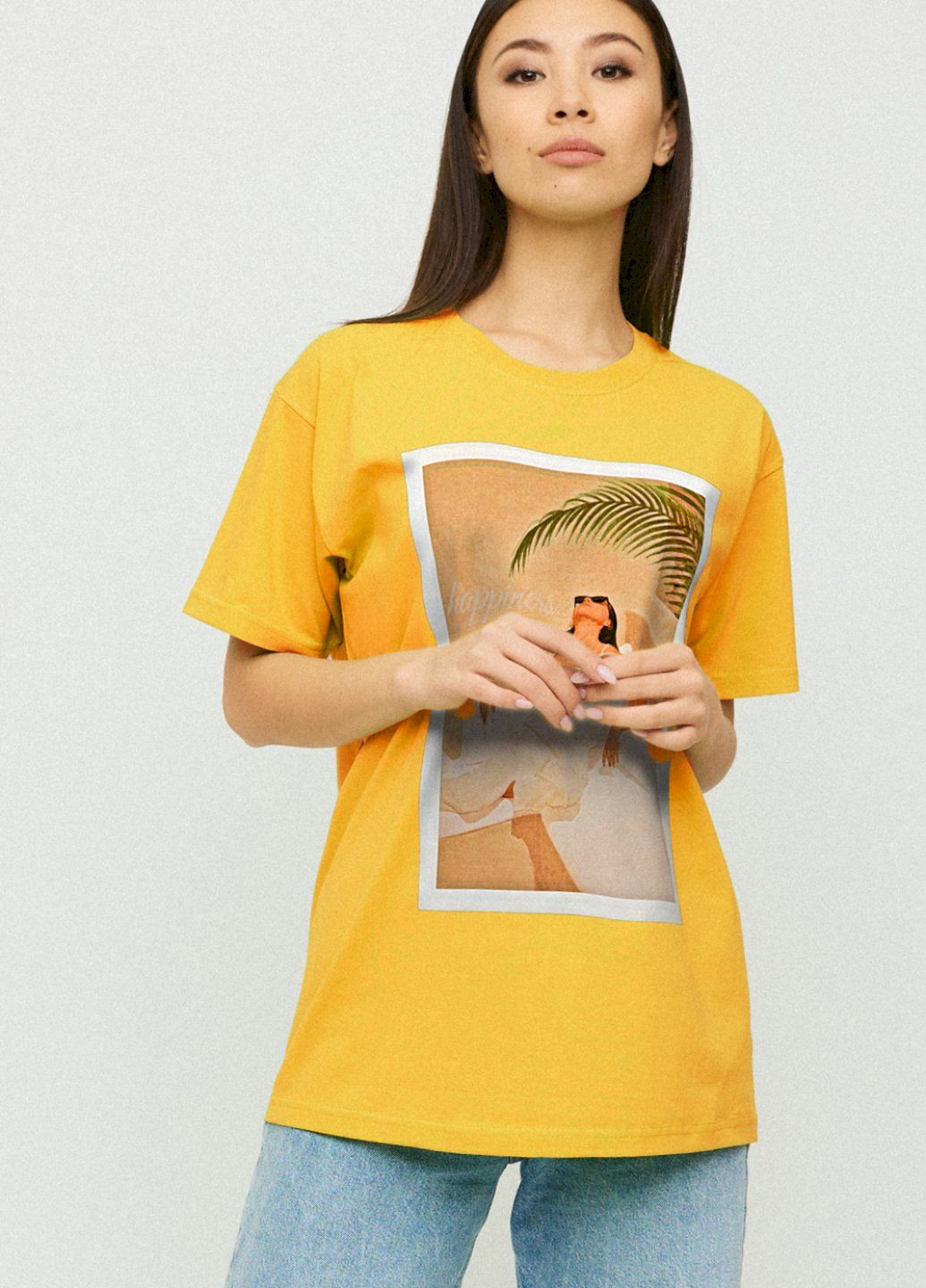 Футболка Oversize / air print / YAPPI - (213338219)