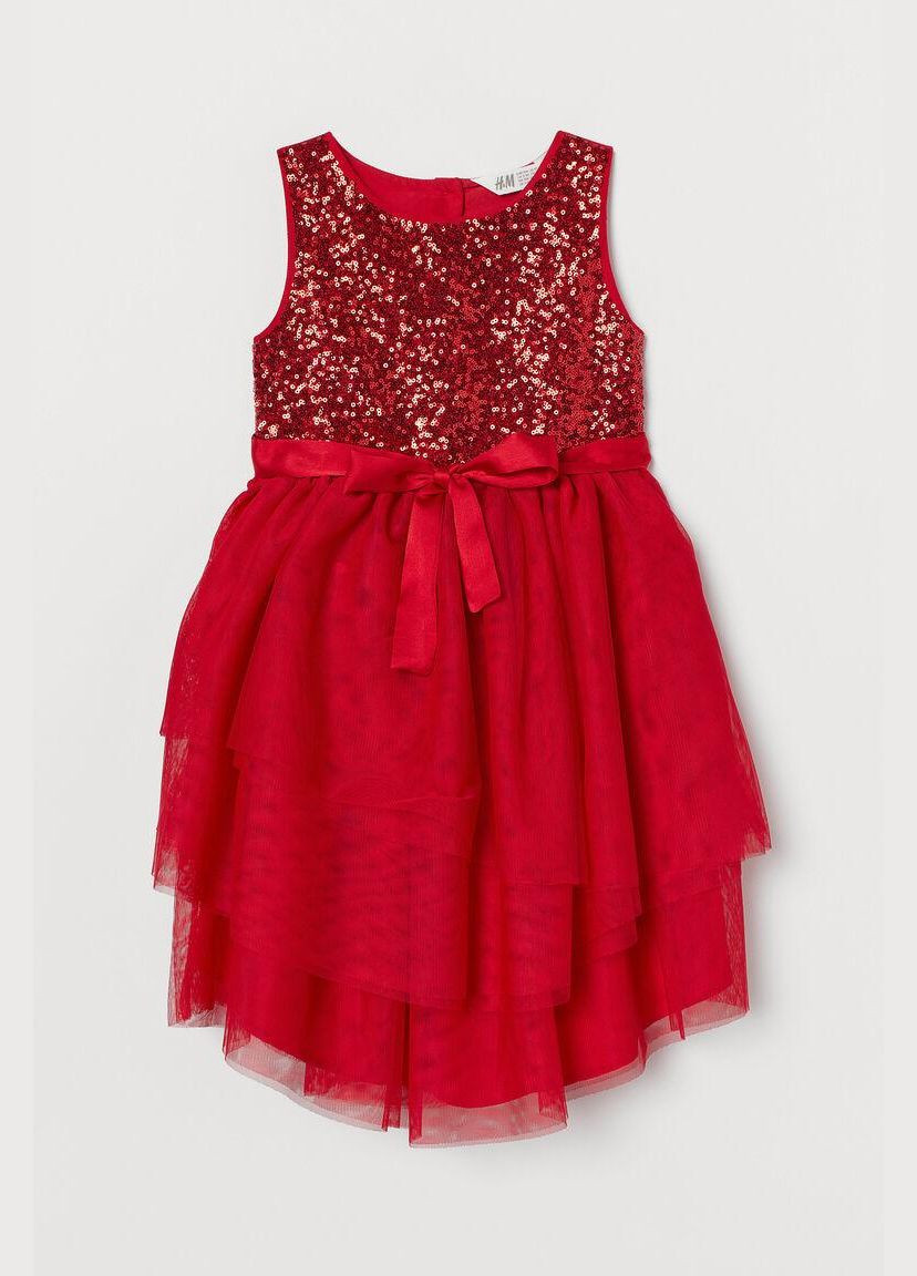 Красное вечернее платье лето,красный, H&M (294318232)