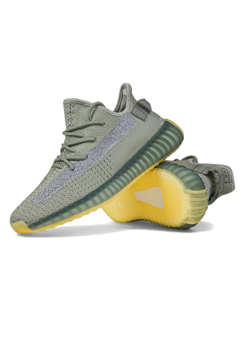 Зелені Осінні кросівки чоловічі yeezy boost 350 Stilli