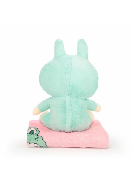 Мягкая игрушка-плед, подушка 3 в 1 Лабубу 50 см. Мятная ТМ COLORFUL HOME LAB2M No Brand (369478138)