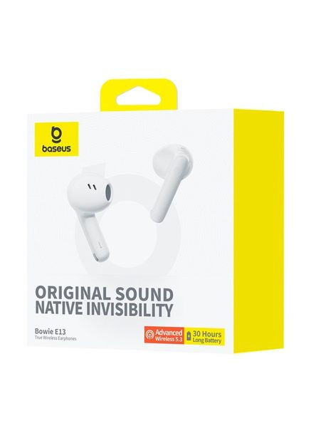 Наушники Bowie E13 True Wireless Earphones A00059701217-Z1 белые Baseus (304970937)