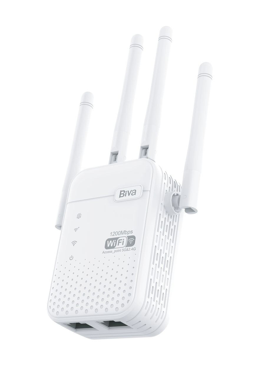 Підсилювач сигналу WiFi-01 300mbit Aampfiler White Biva (333031717)