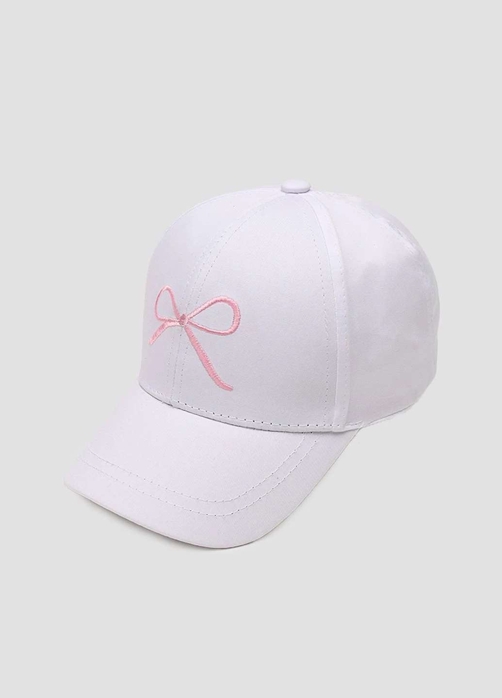 Бейсболка для дівчинки колір білий ЦБ-00275229 No Brand (328693433)