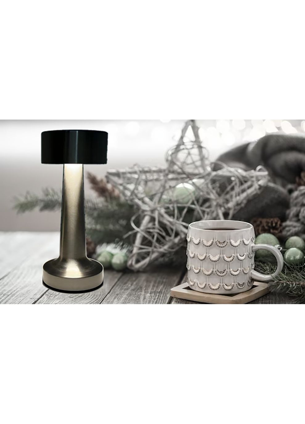 Настільна світлодіодна лампа DOWN LIGHT 2W R-SENSOR-85x215-SILVER-DC5V/1A-IP20 ESLLSE (360880388)