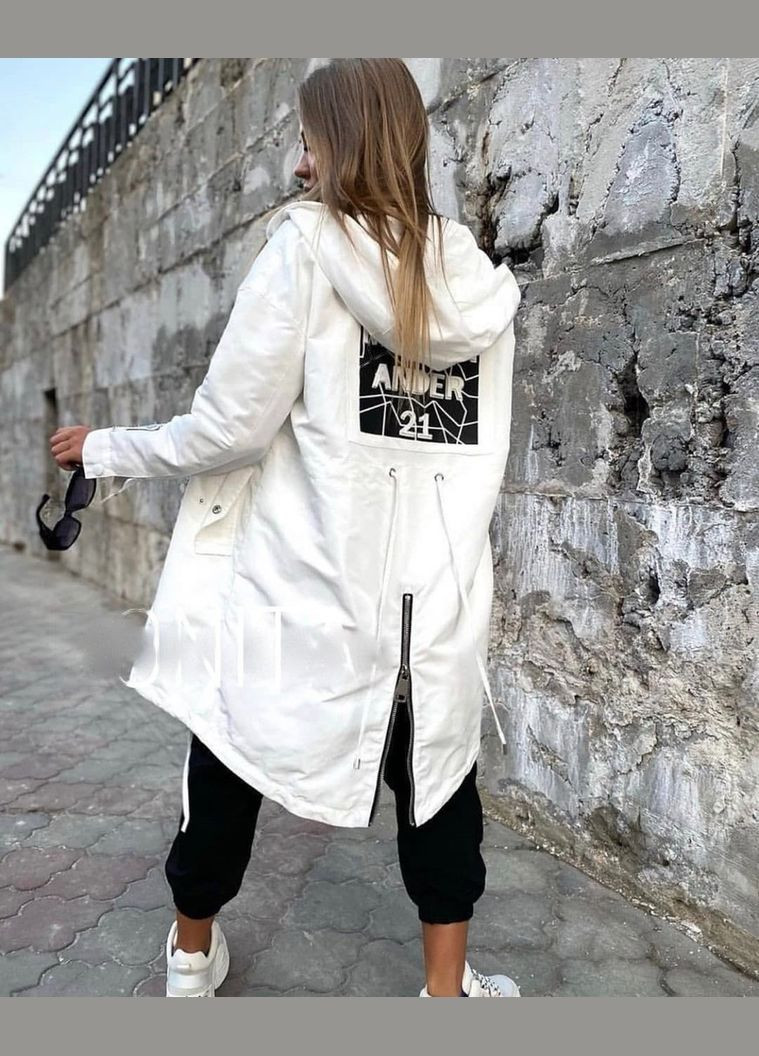 Куртка-парка SF- 277: стильна і практична Біла, 50-52 Sofia (267424689)
