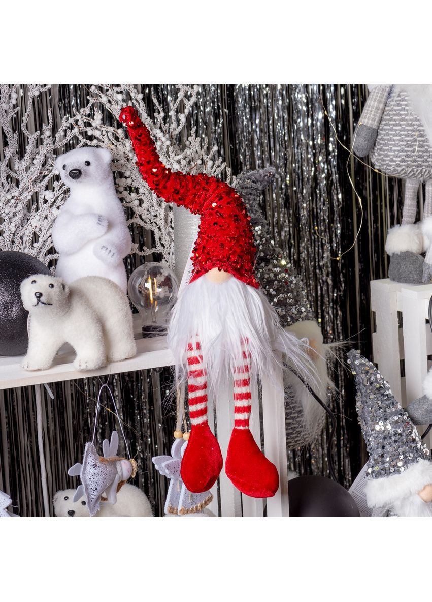 Новогодняя мягкая игрушка Девочка Ангел в красном 58см LED крылышки (974640) Novogod'ko (364358522)