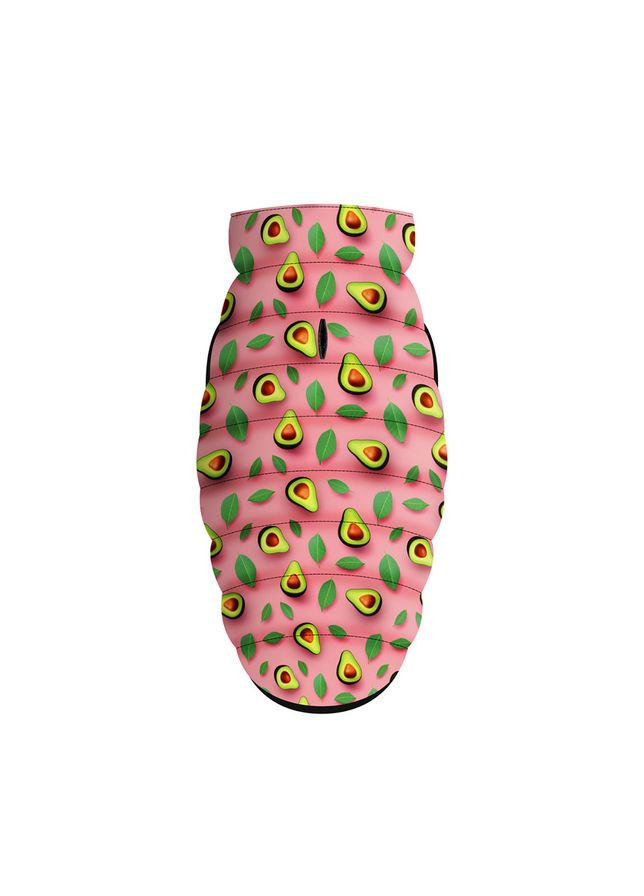 Курточка для собак Clothes малюнок "Авокадо на рожевому",, В 69-73 см, С 41-45 см WAUDOG (363199911)