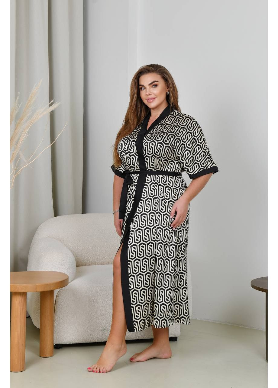 Шелковый халатик для женщин — ЗАМЕРЫ В ОПИСАНИИ GD/GL Модний простір (370146987)