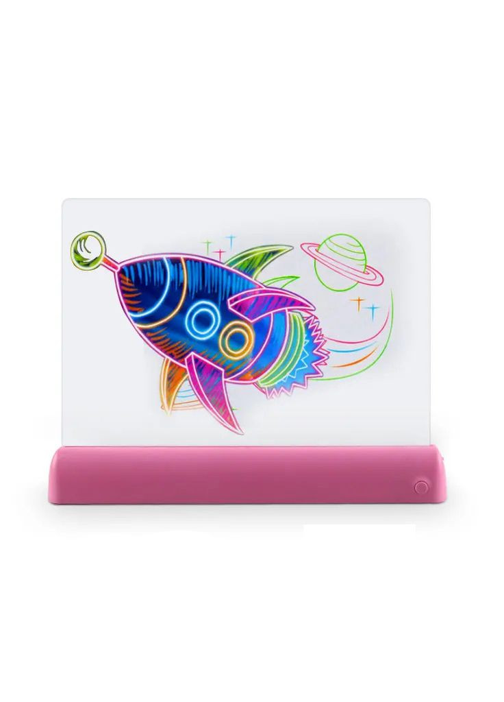 Магічна флуоресцентна 3D дошка для малювання 32*24 см Tenwin (322635150)