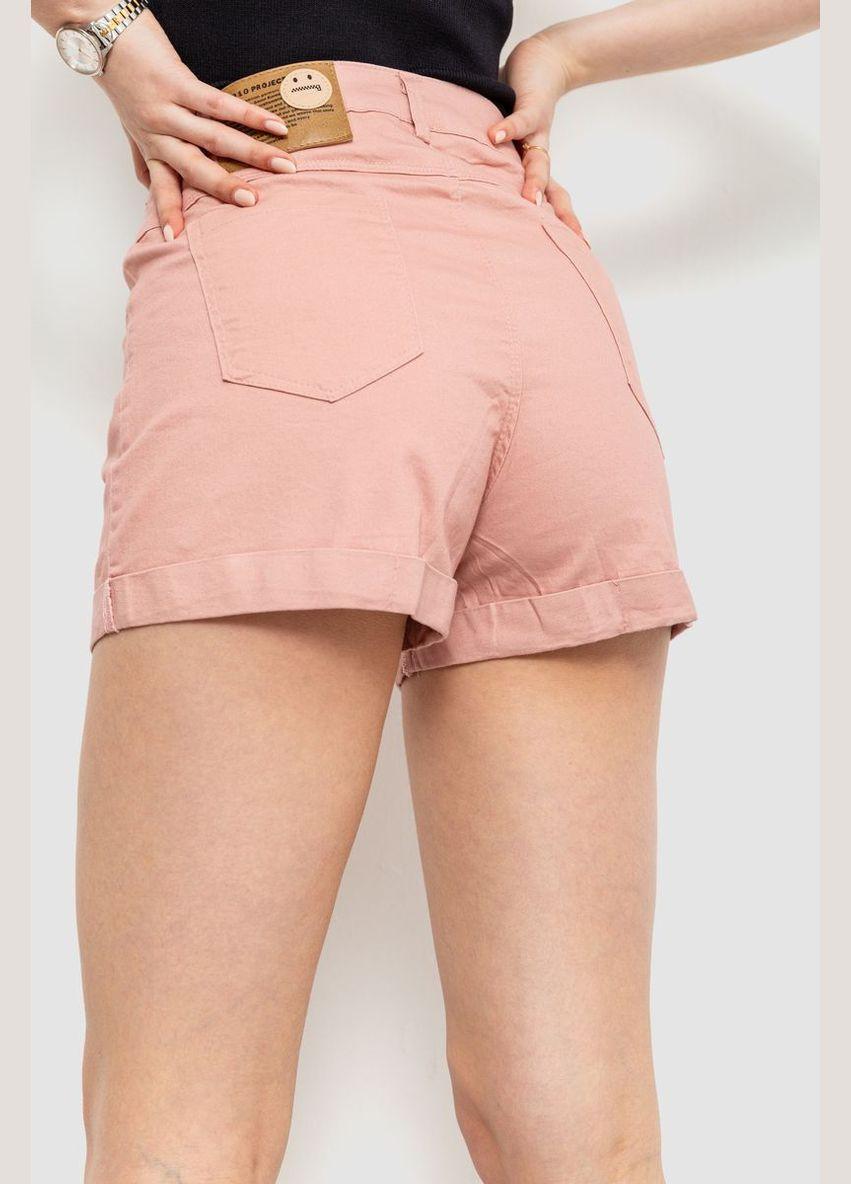 Шорти жіночі стрейчові, колір пудровий, 214R655 Ager (292131250)