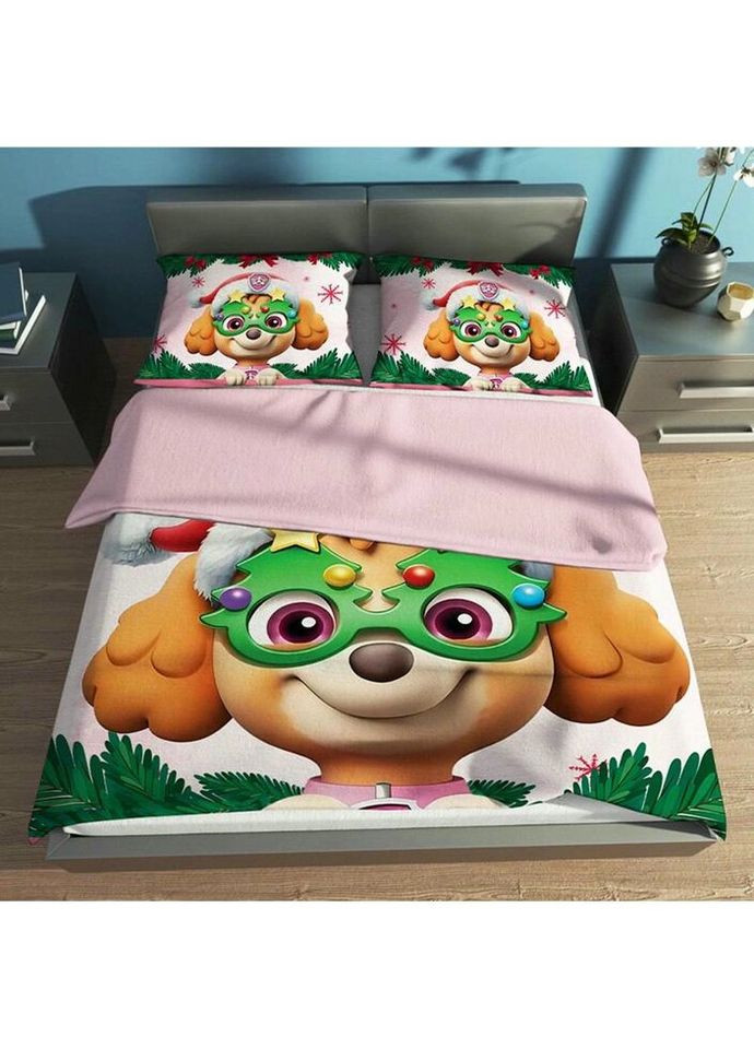 Постільна білизна з плюш-велюру Щенячий Патруль для дівчинки 4316 17803 215х150 см FlexDress (327790493)