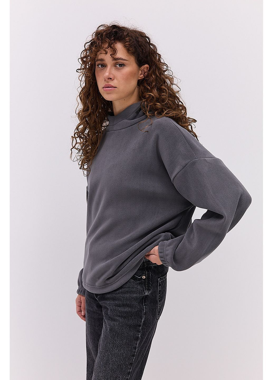 Графитовый женские флисовые худые темно-бежевого цвета Arjen (364967585)