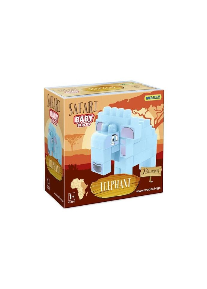 Конструктор Baby Blocks Сафари – слон (41502) Wader (281425836)