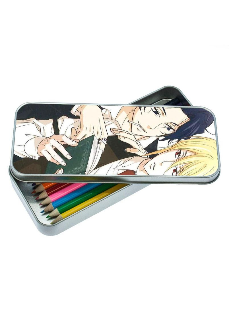 Пенал школьный для мальчика и девочки металлический Патриотизм Мориарти #007 7*18 см Silver No Brand (309152457)