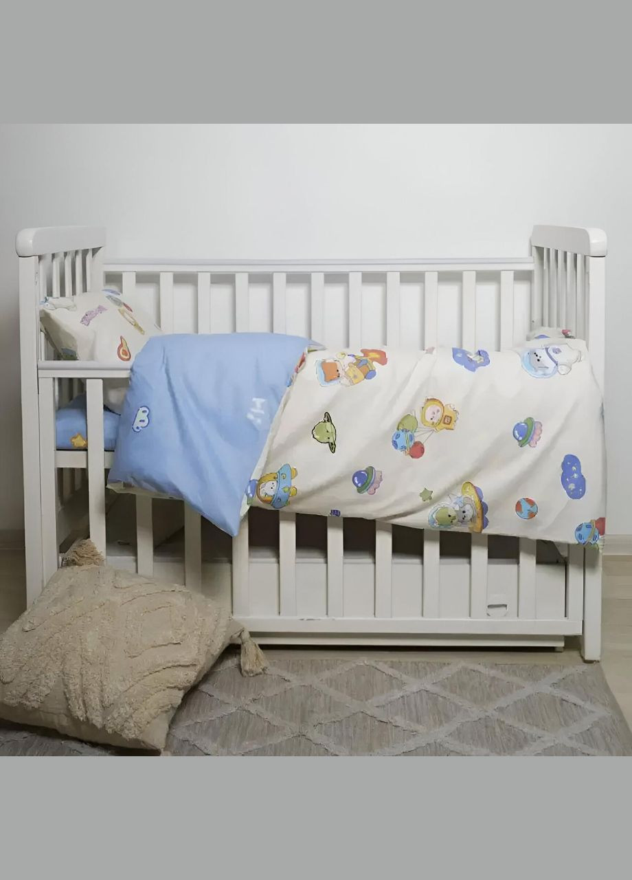 Детское постельное белье для младенцев Виллюта сатин твил 684 на резинке Viluta (288045062)