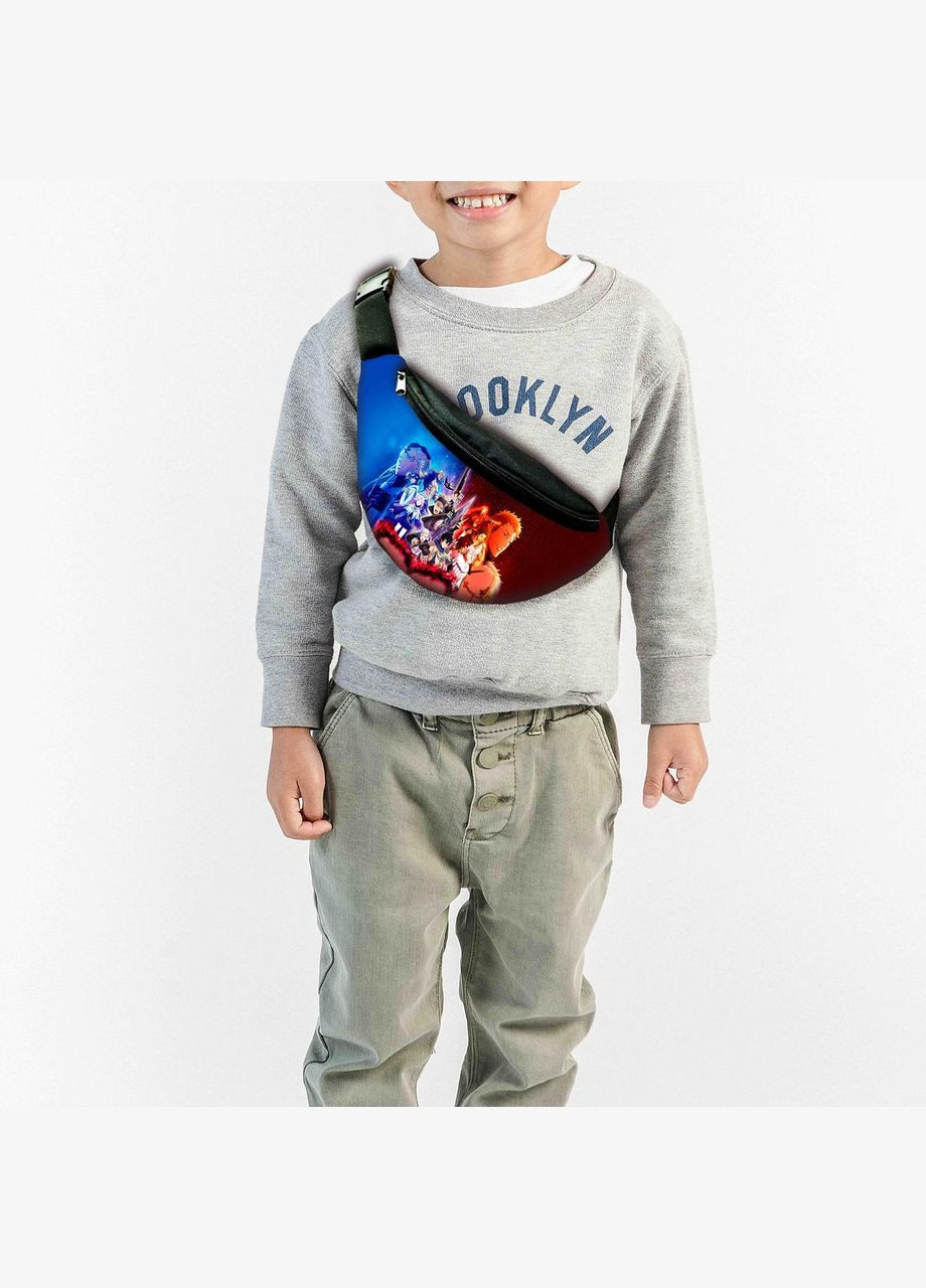 Сумка-бананка детская Чёрный клевер - Аниме 32х15см,через плечо для мальчика (0301) No Brand (306438656)