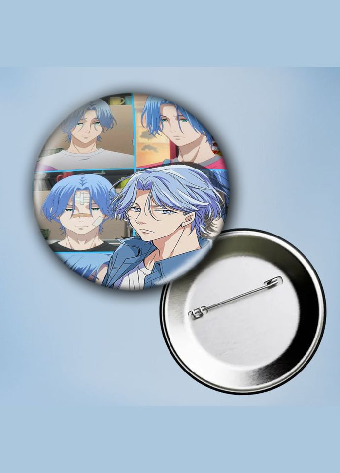 Значок на булавке Аніме Скейт Нескінченність #1 металевий 56 мм No Brand (304505543)