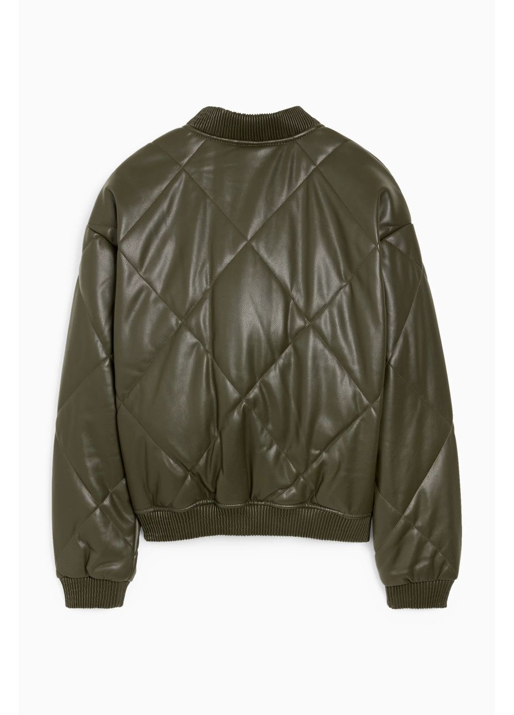 Стеганный бомбер из эко кожи C&A (365716101)