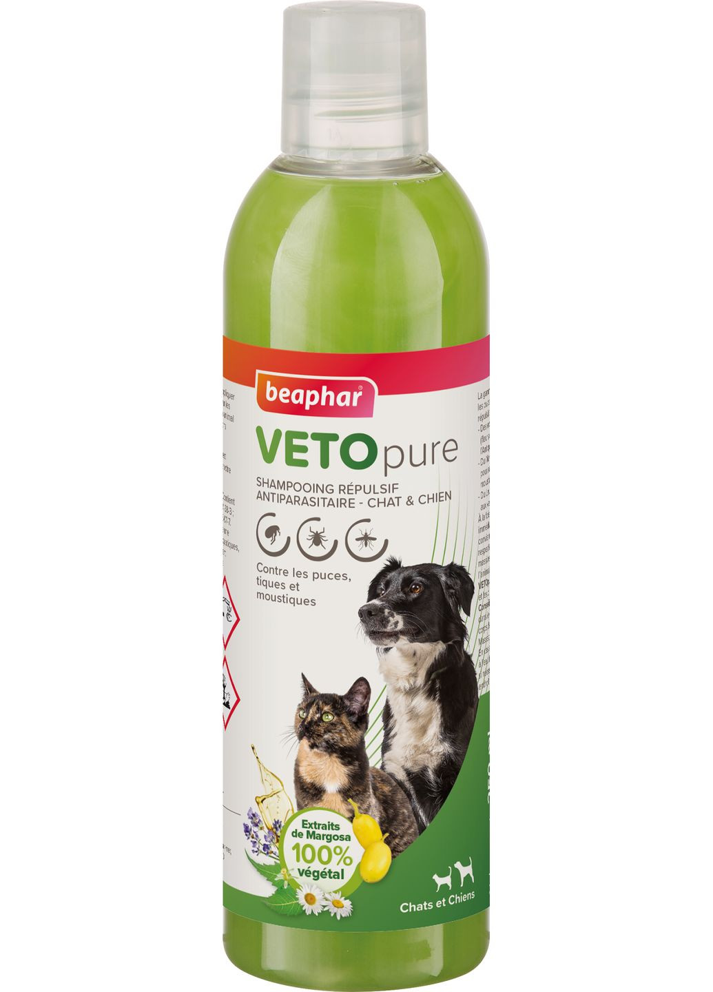 Шампунь Bio Shampoo VETO pure від бліх для котів та собак 250 мл (15711) (3461922022001) Beaphar (364750926)