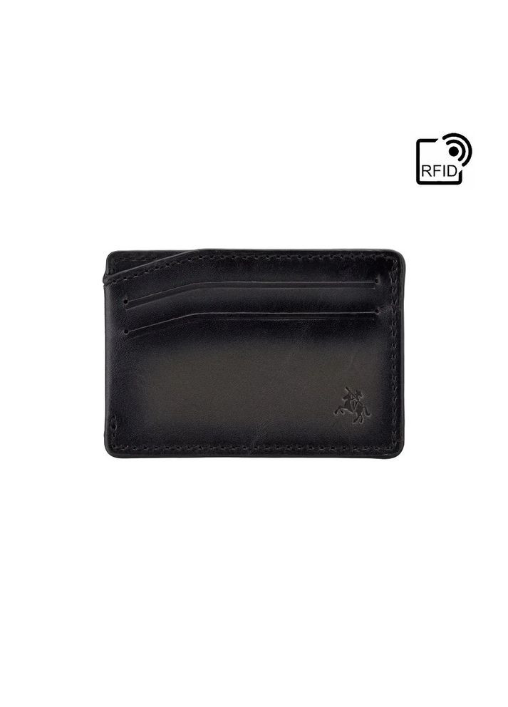 Кожаный картхолдер серого цвета MT86 B/GREY Luc Visconti (305834230)