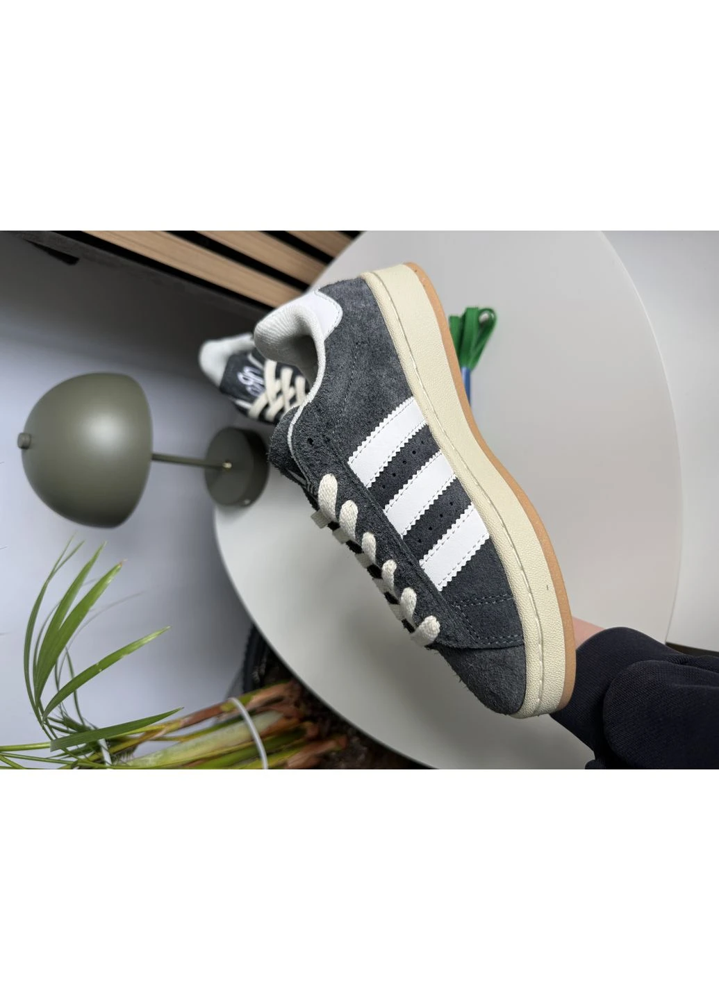 Кроссовки женские и мужские Adidas Campus x Korn Grey White | Адидас Кампус Корн темно-серые No Brand тёмно-серые демисезоны (391919198)