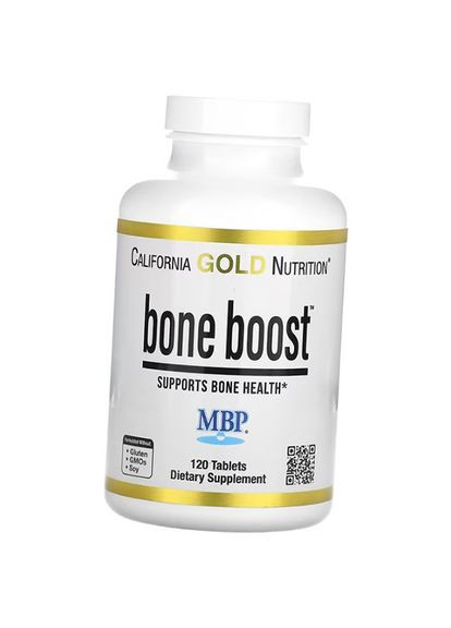 Вітаміни для кісток, Bone Boost, 120таб Без смаку Чорний 36427030, (36427030) California Gold Nutrition (293255291)