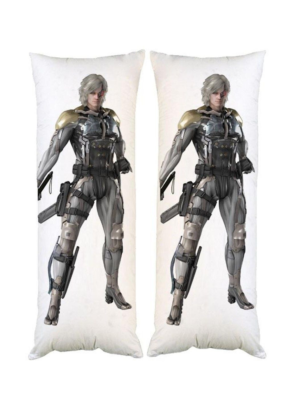 Подушка дакимакура Metal Gear Rising: Revengeance декоративная ростовая подушка для обнимания двусторонняя No Brand (328315404)