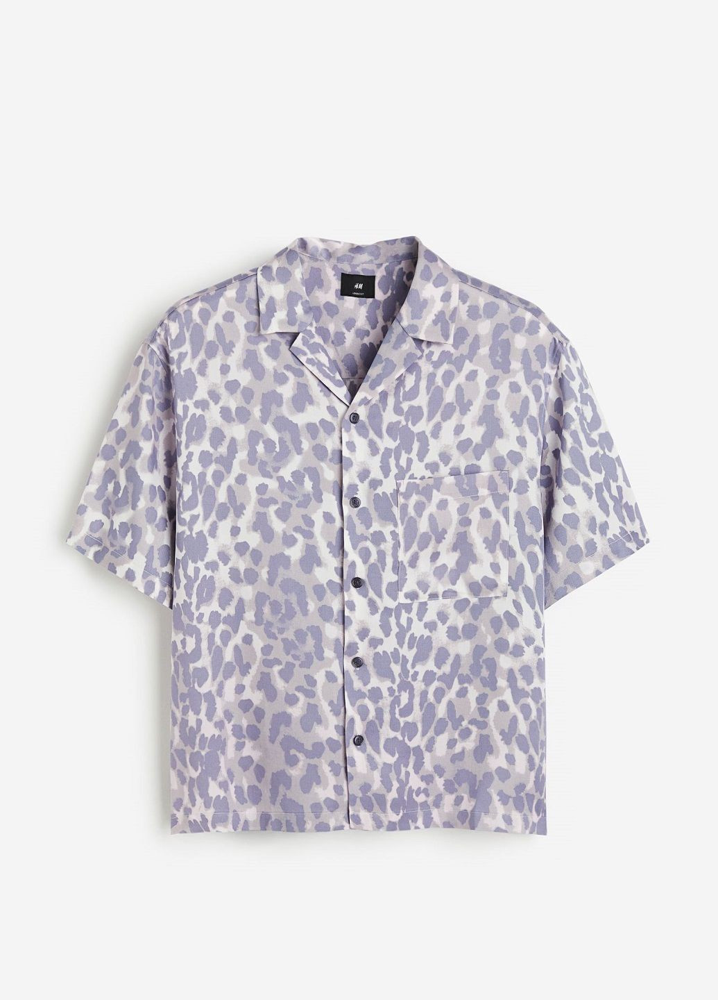 Светло-фиолетовая кэжуал рубашка H&M