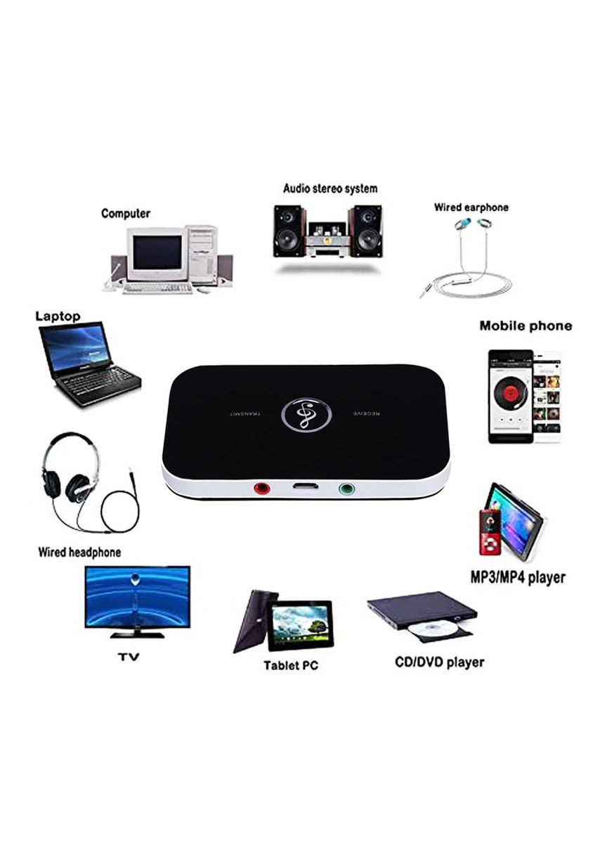 Bluetooth аудио ресивер/трансмиттер BTB6 2 в 1 с аккумулятором Vikefon (300524079)