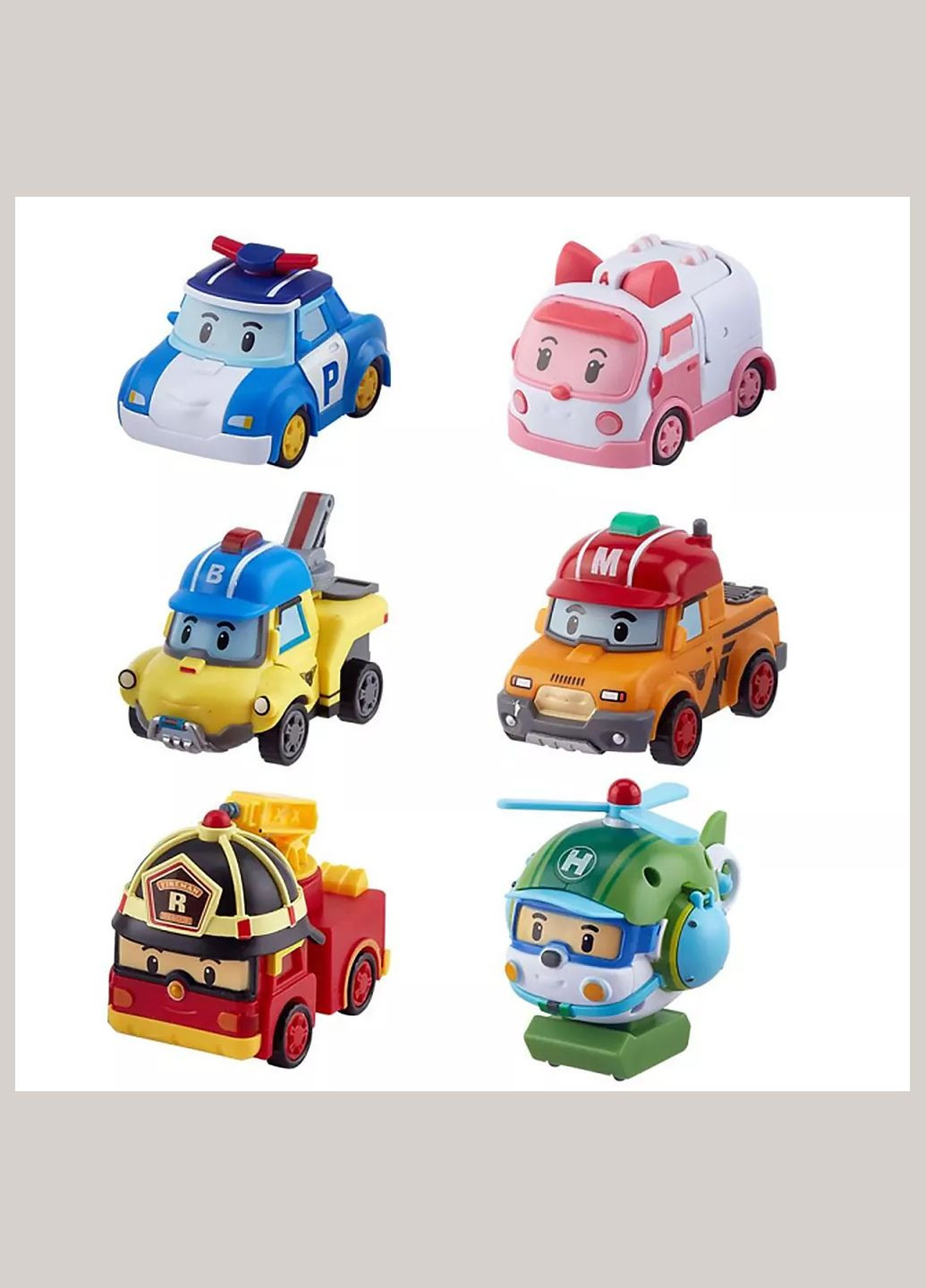 Ігровий набір GoGo Міні рятівники-трансформери делюкс 6в1 (ZR-915) Robocar Poli (330057640)