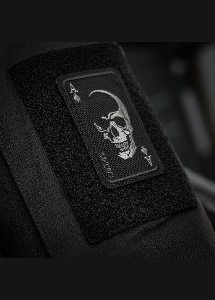 Нашивка Face of war (вышивка) Black M-TAC (315047277)