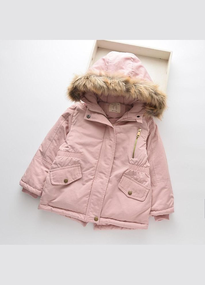 Дитяча зимова куртка-парка арт 7292 М'ятний No Brand (307794073)