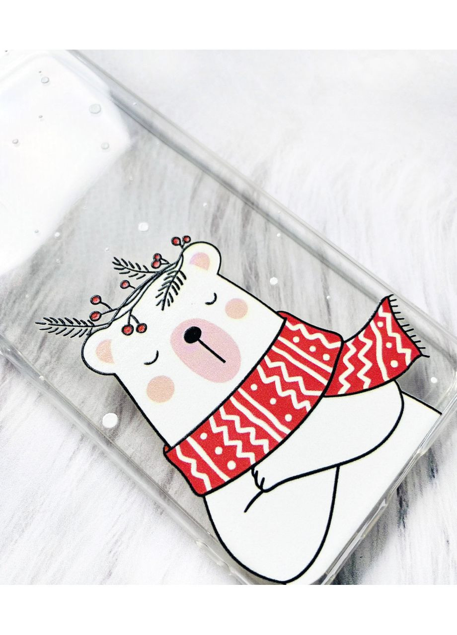 Чехол на Samsung Galaxy S24 FE Медведь в шарфе (принт 147) Creative (362969509)