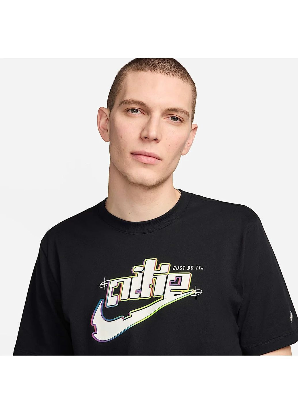 Черная футболка мужская sportswear black Nike