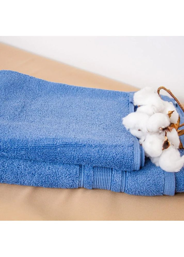 Полотенце банное Fancy Р-04181_29756 70x140 см синее ТЕП комбинированный