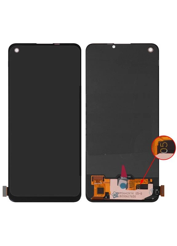 Дисплей A74 4G (ver 05)/ A95 5G/ A96 5G/ F19 в сборе с сенсором black TFT Oppo (400066406)