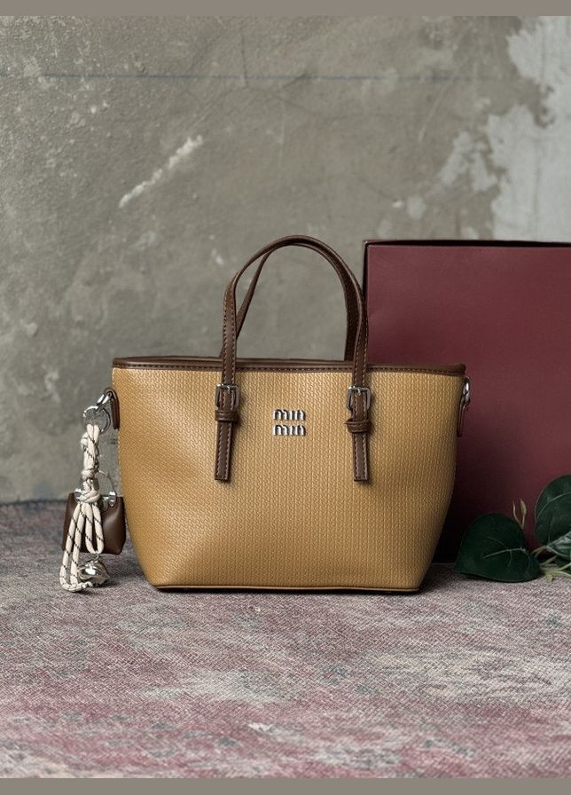 Жіноча сумка Miu brown No Brand (339602312)