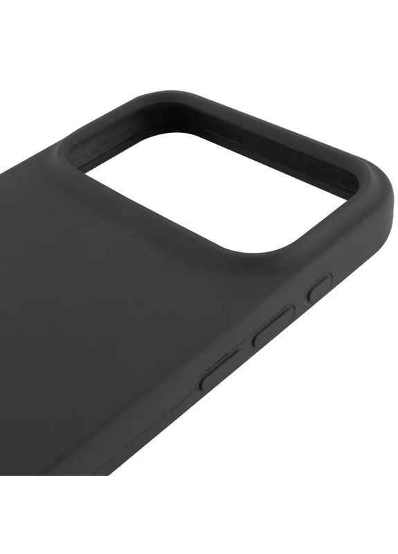 Чохол Silicone Case Full Protective (AA) для Apple iPhone 17 Pro (6.3") ( / Black) Epik (372689526)
