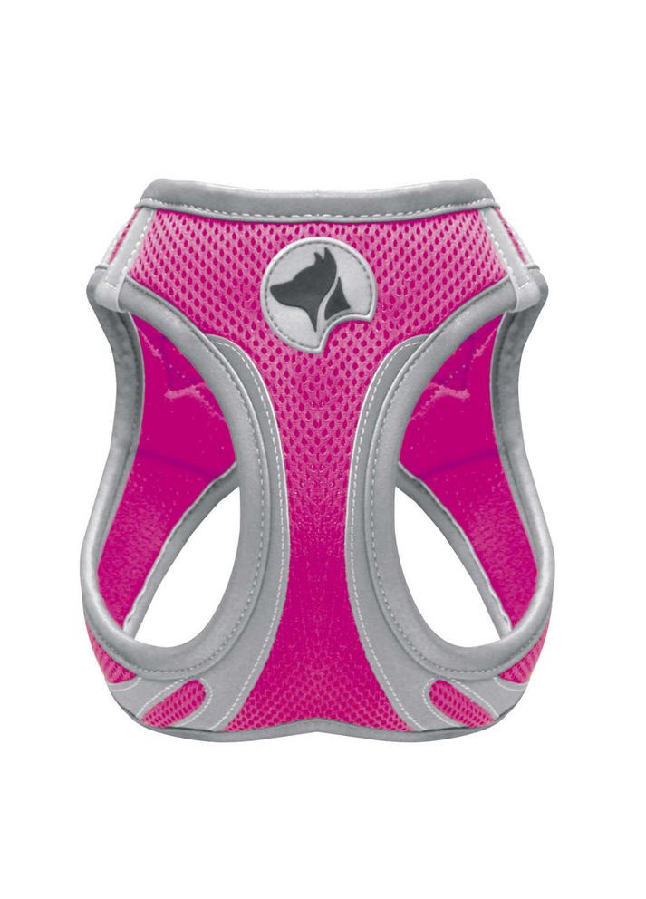 Шлея HIKING REFLECTIVE, розовая, нейлон, XS 30 - 33 см (8023222174719) Croci (320760571)