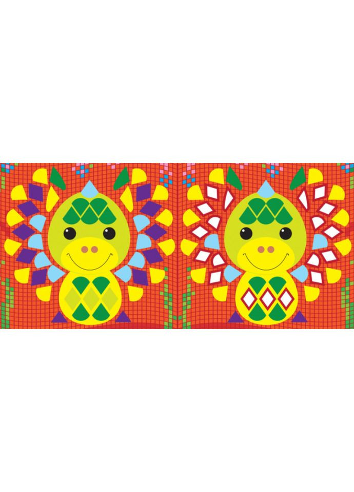 Розвиваюча книжка Наліпки-картинки "Дракон" 668005, 8 сторінок Ranok Creative (334150037)