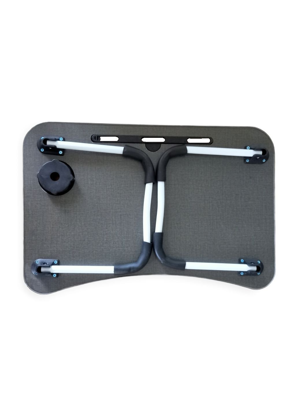 Столик для ноутбука, планшета завтраков складной переносной стол в кровать с подставкой под стакан деревянный No Brand (290704738)