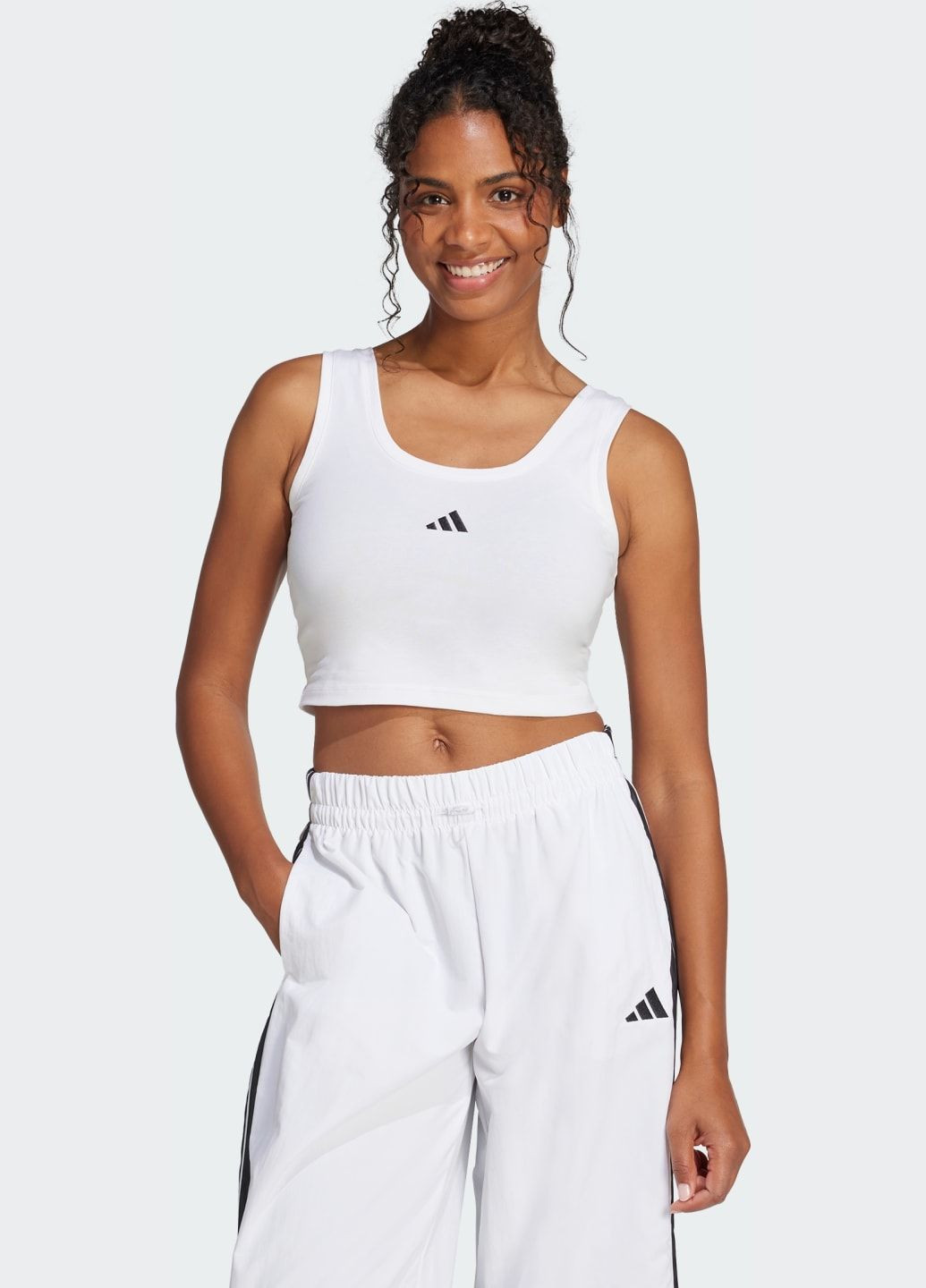 Майка Essentials Small Logo Cotton Lifestyle adidas - (350920054)