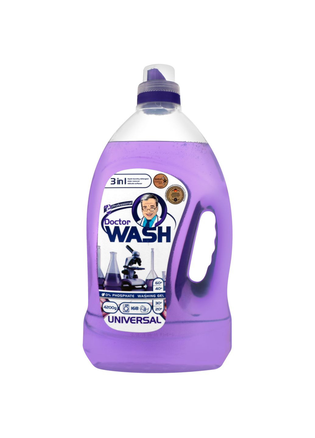 Гель для стирки Universal, 4.2 л Doctor Wash (328309431)