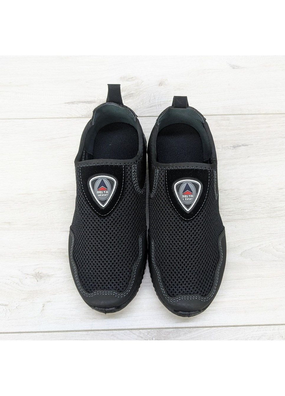 Чорні Літні підліткові кросівки для хлопчика сітка Dago