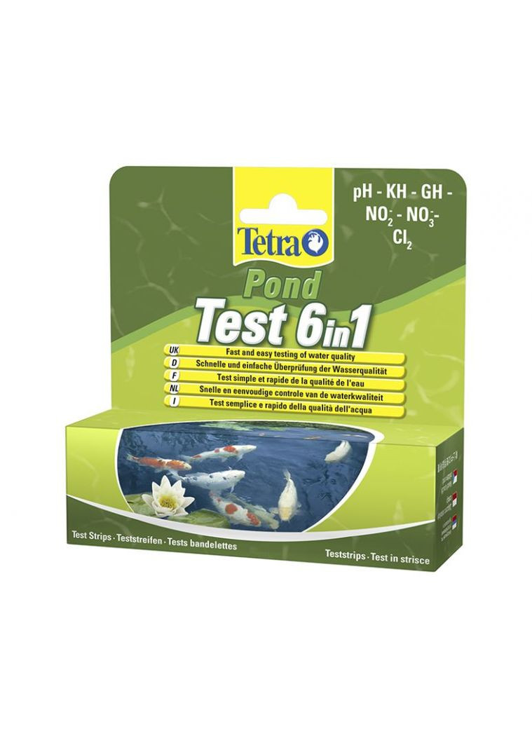 Pond Test Set 6 in1 (25шт) набір тестів для визначення показників якості води Tetra (292115233)