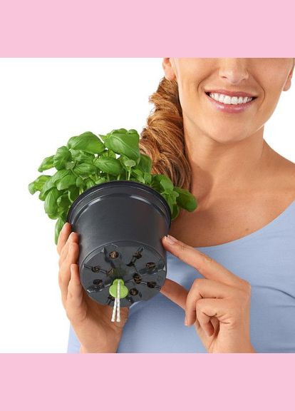 Умный вазон Cube Color 14 1 л белый 13380 Lechuza (316621006)