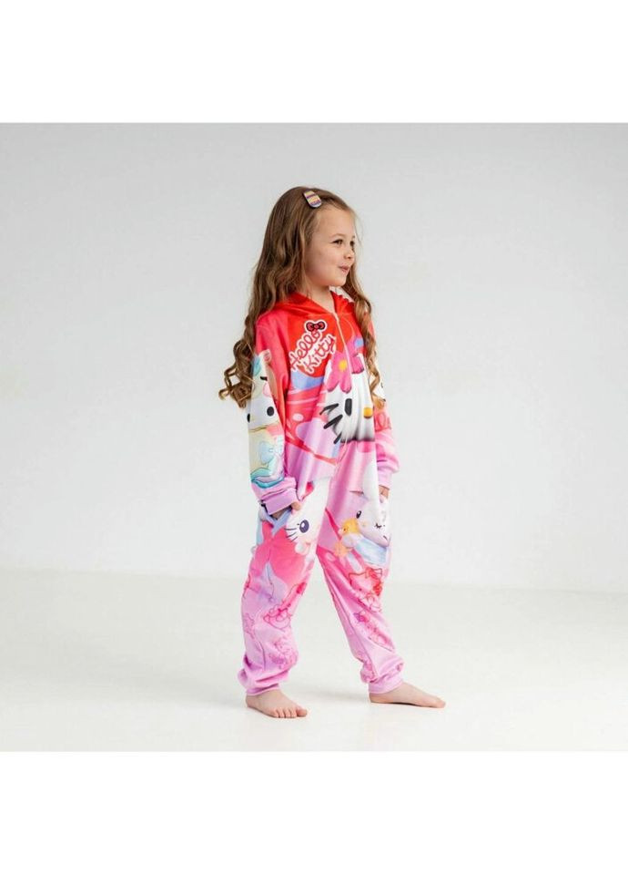 Кигуруми для детей до 3 лет 3D Hello Kitty 3274, 98, см FlexDress (324623810)